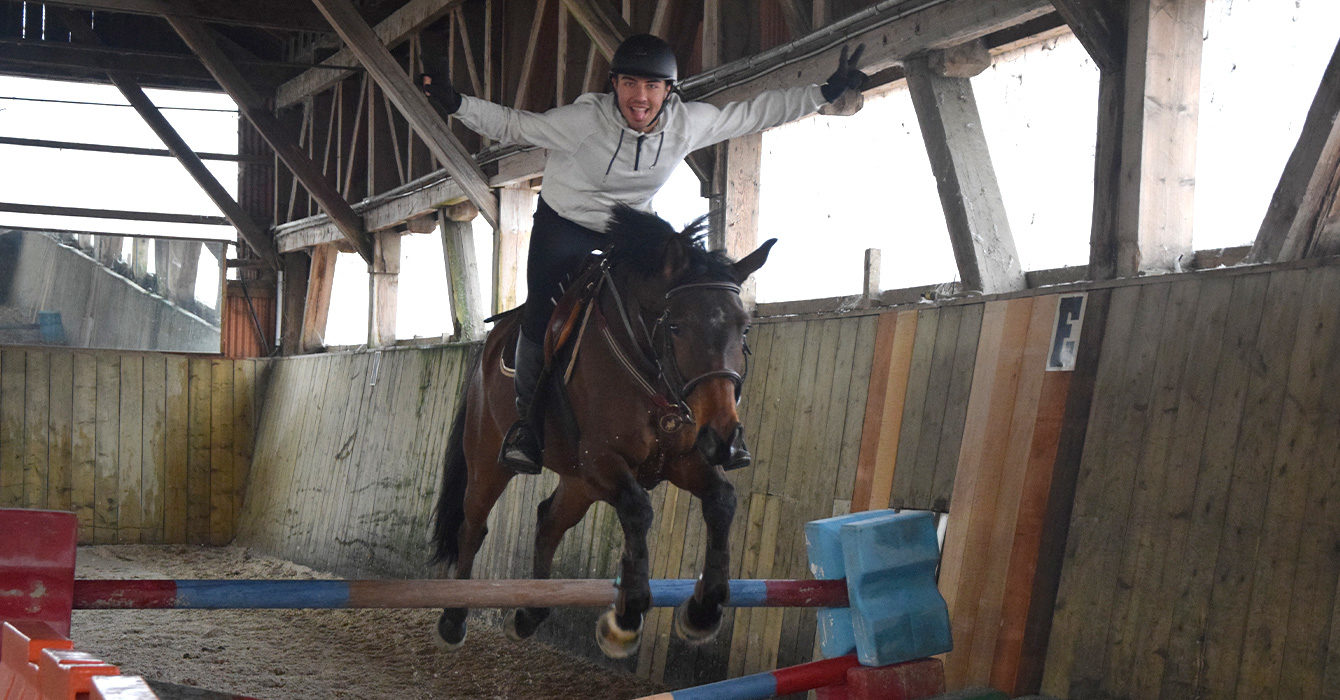 Bruno et Hendrix en stage Hunter