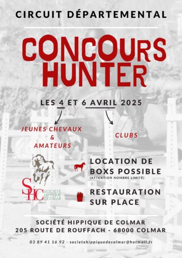 Concours Hunter en Avril !